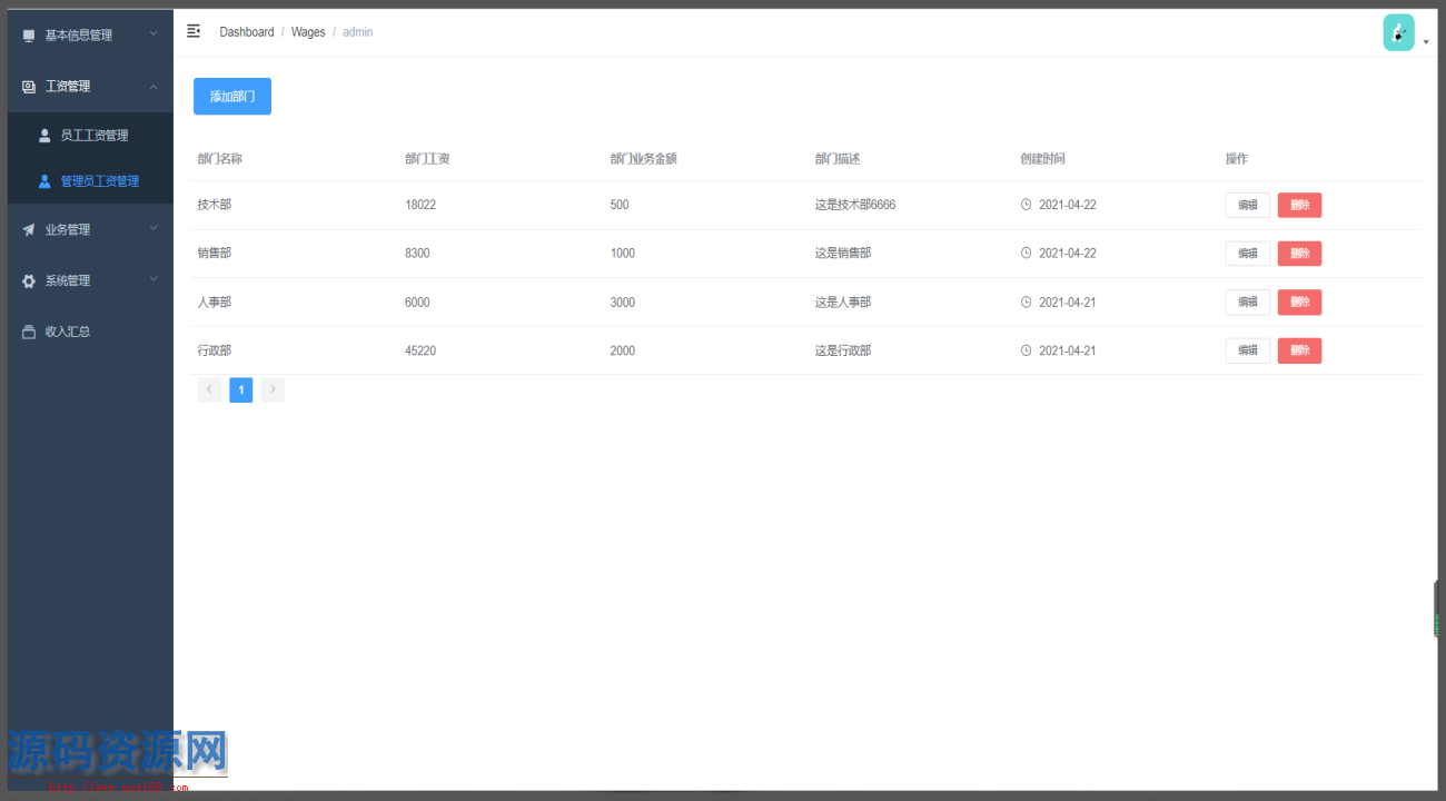 Java企业公司财务系统源码