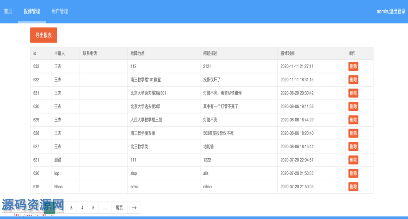 Java微信小程序报修管理系统源码带本地搭建教程