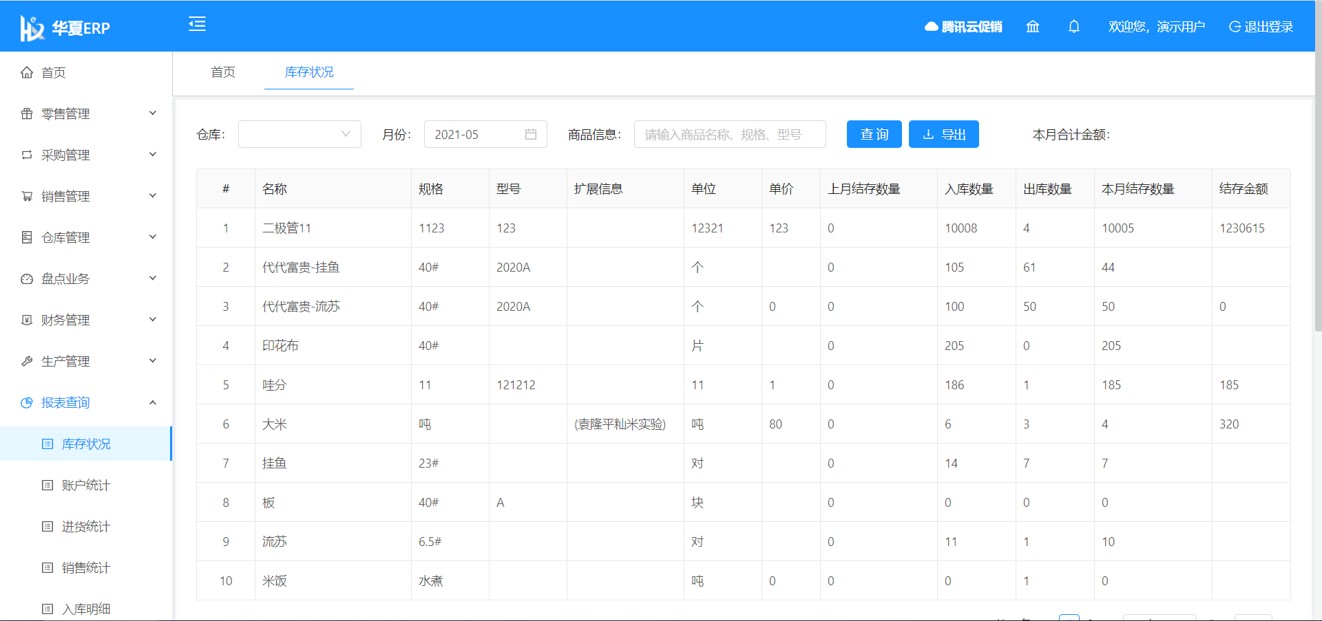 SpringBoot人气领先的国产ERP系统源码,包含进销存+财务+生产功能