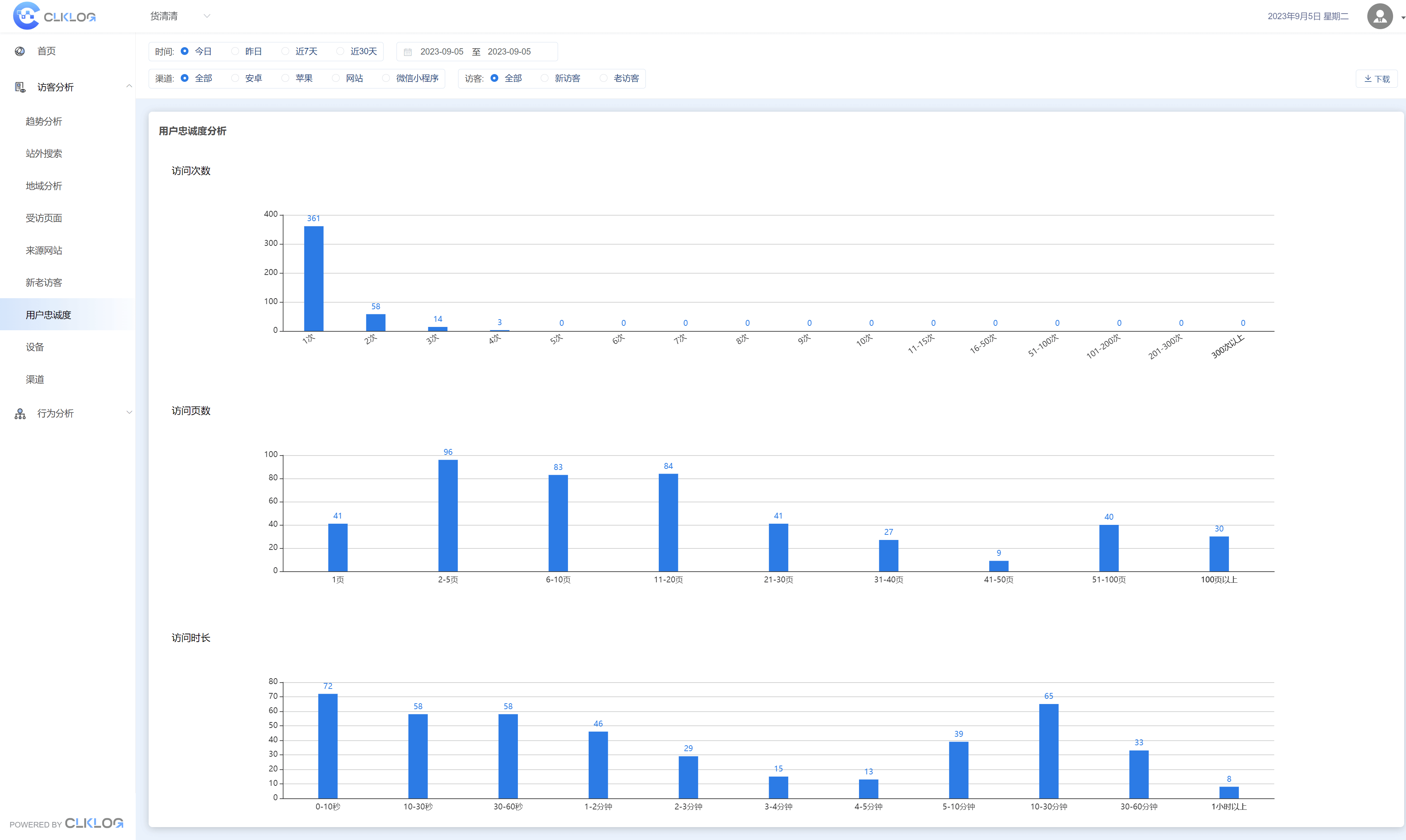 记录并分析用户行为和画像的软件源码，可私有化部署的埋点用户分析系统