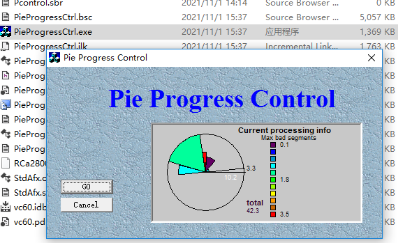 PieProgressCtrl饼图进度条源码（VC++源码）