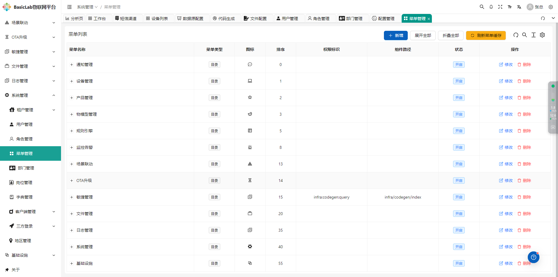 一个基于SpringBoot与SpringCloud构建的开源物联网云平台