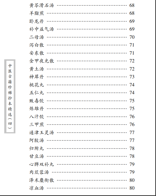 中医古籍珍稀抄本精选--医方絜度PDF文档