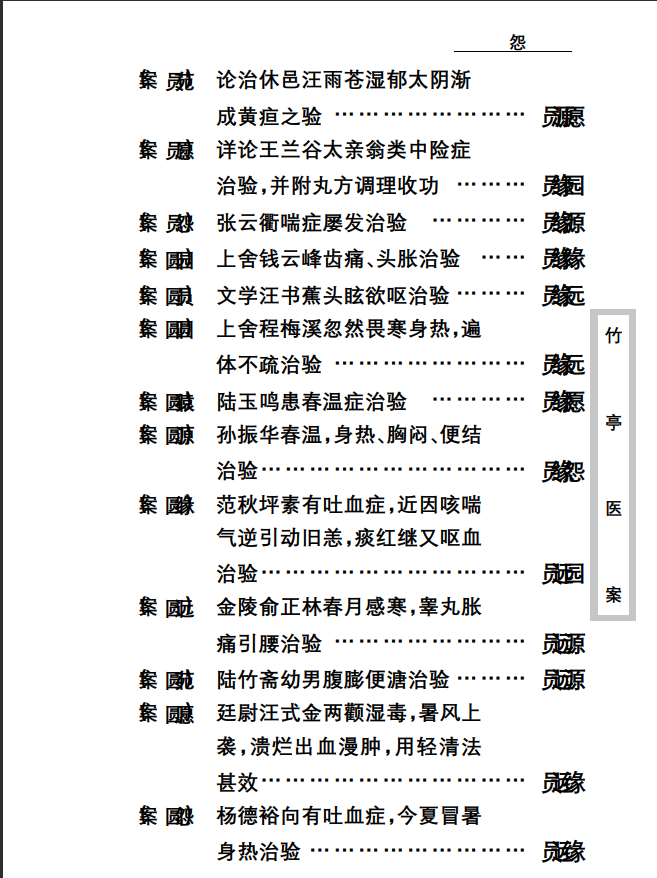 中医古籍珍稀抄本精选--竹亭医案（上册）PDF文档