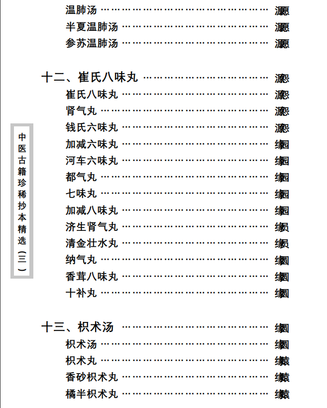 中医古籍珍稀抄本精选--医通祖方PDF文档