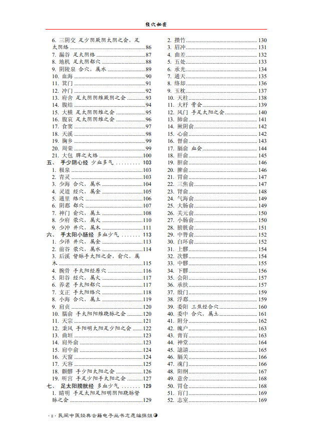  [中医经典古籍]中医经穴秘密（中医典籍电子丛书）PDF文档