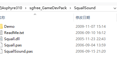 风改过的Asphyre310(sgfree_GameDevPack)（delphi源码）