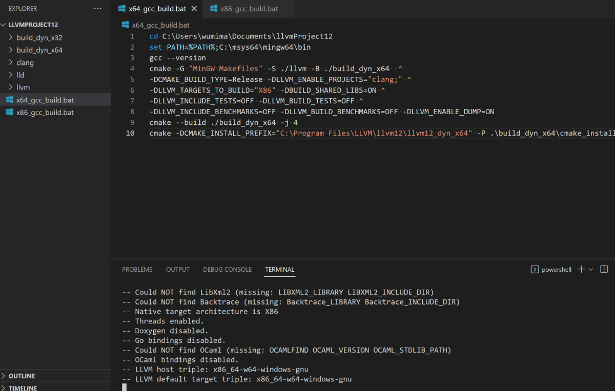 在 Windows下搭建LLVM 使用环境