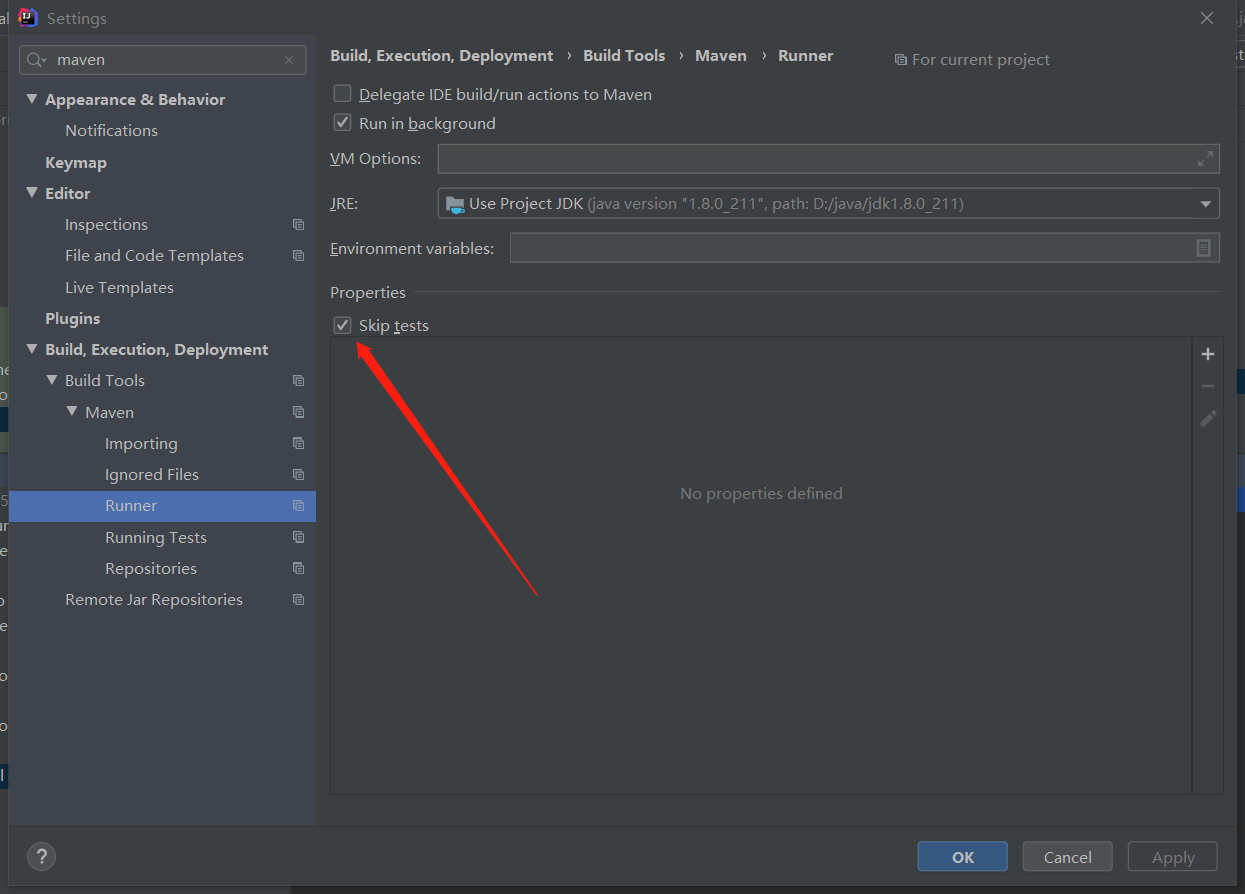 maven install报The forked VM terminated without saying properly goodbye. VM crash or System.exit cal ...