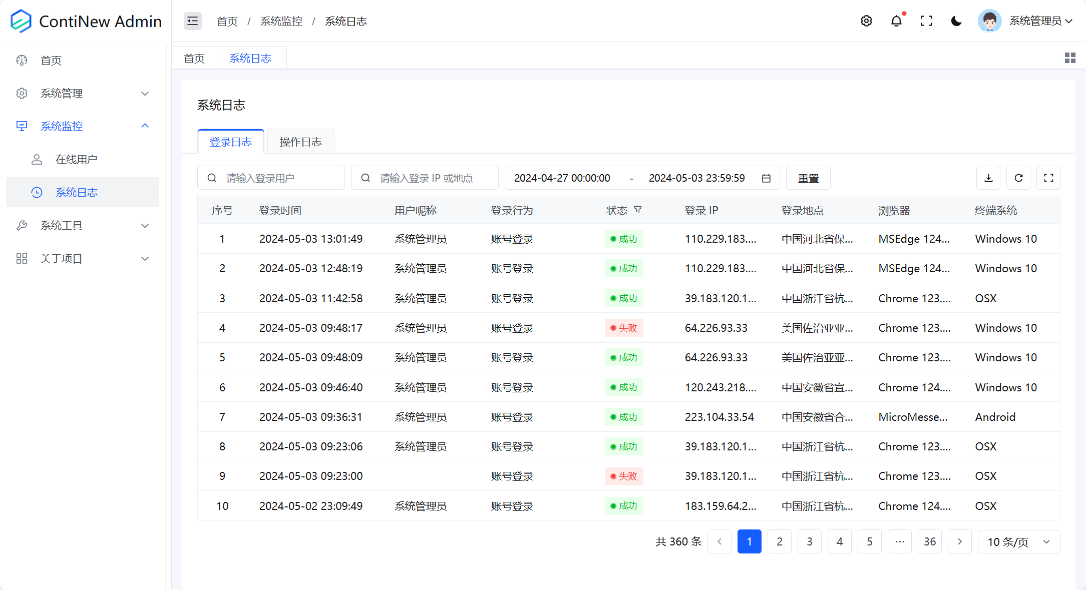 JAVA源码持续迭代优化的前后端分离中后台管理系统，含代码生成器