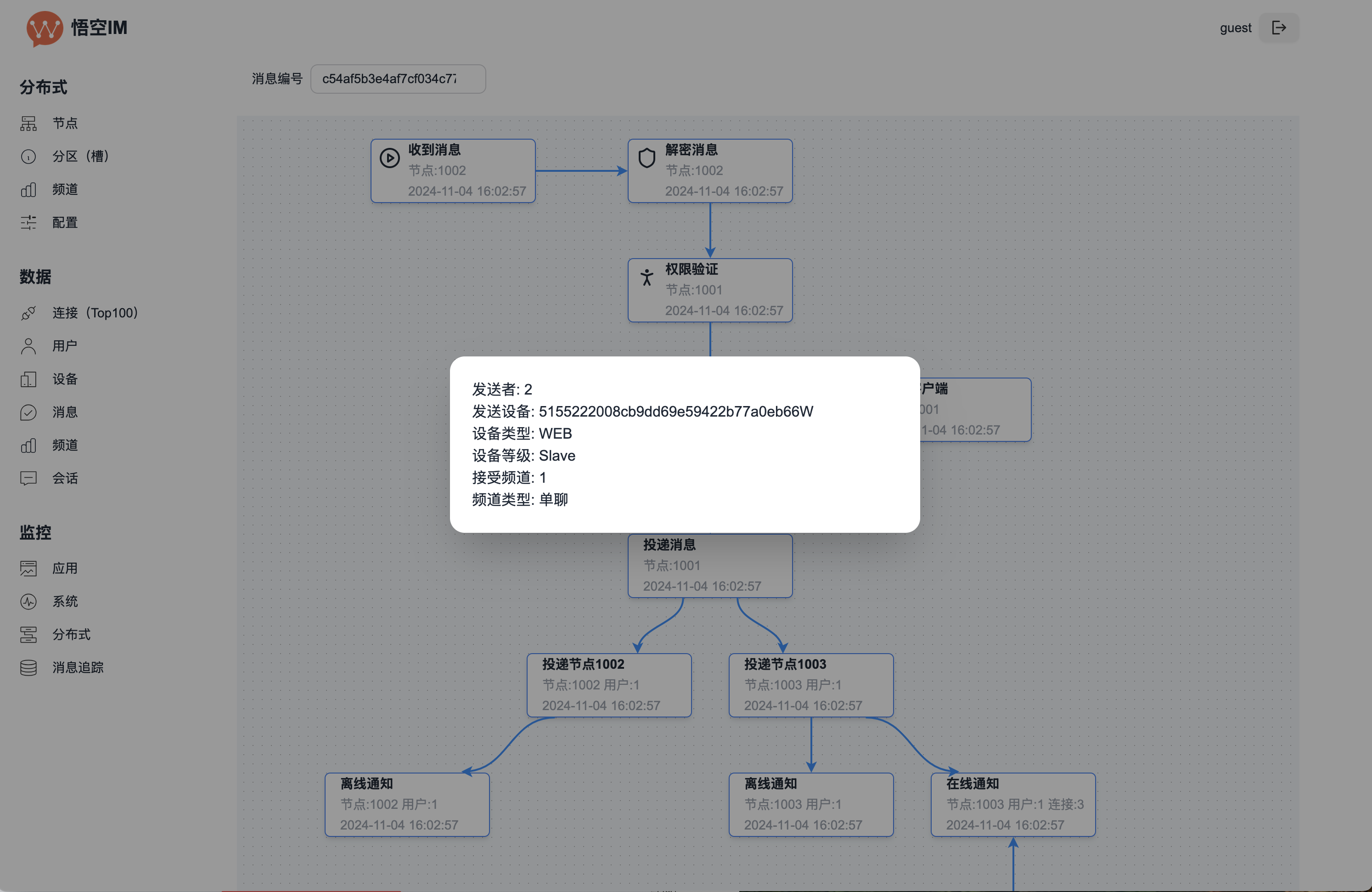 高性能通用通讯服务，支持即时通讯（聊天软件）(IM)(Chat)，消息推送，消息中台，物联网通讯，音视频信令， ...