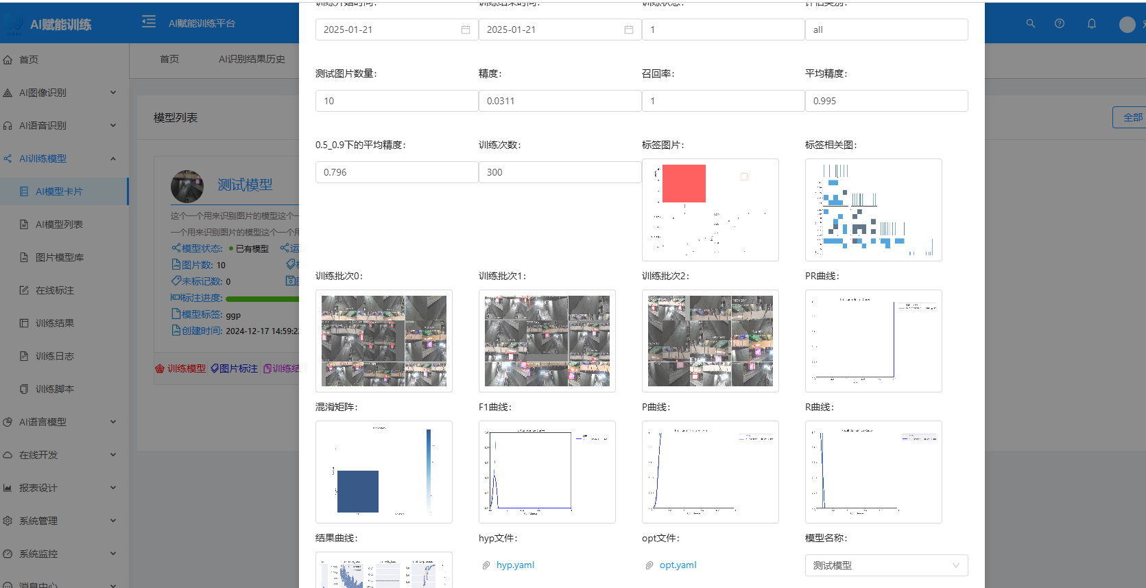 开箱即用的JAVAAI在线训练识别平台&OCR平台AI合集包