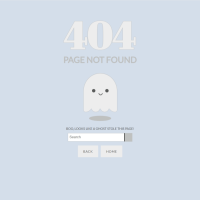 好看的幽灵404动态模板源码