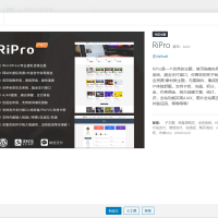 wordpress日主题(RiPro6.7)去限制版独家修复明文完整版本已带海报字体