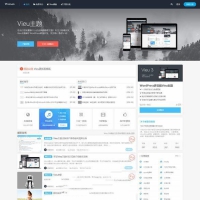 Vieu主题响应式企业自媒体个人博客wordpress模板 去限制无授权