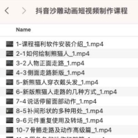 抖音沙雕动画短视频制作课程