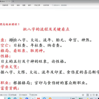 刁吉祥八字初中高级课程, 易经风水课程
