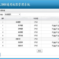 ASP.NET+SQL2008通用权限管理系统源码