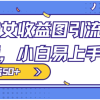 小白也能上手的快手美女收益图组合引流玩法，轻松实现单日50+引流