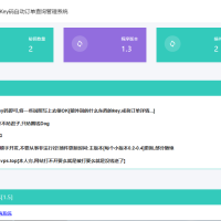 汐鹤Key码查询+网站授权系统源码