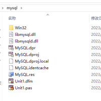 delphi xe中使用firedacl连接mysql示例代码(控件使用）