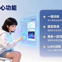 Krea-2模型训练器 一键训练LoRA 角色一致性微调 本地绿色免配置